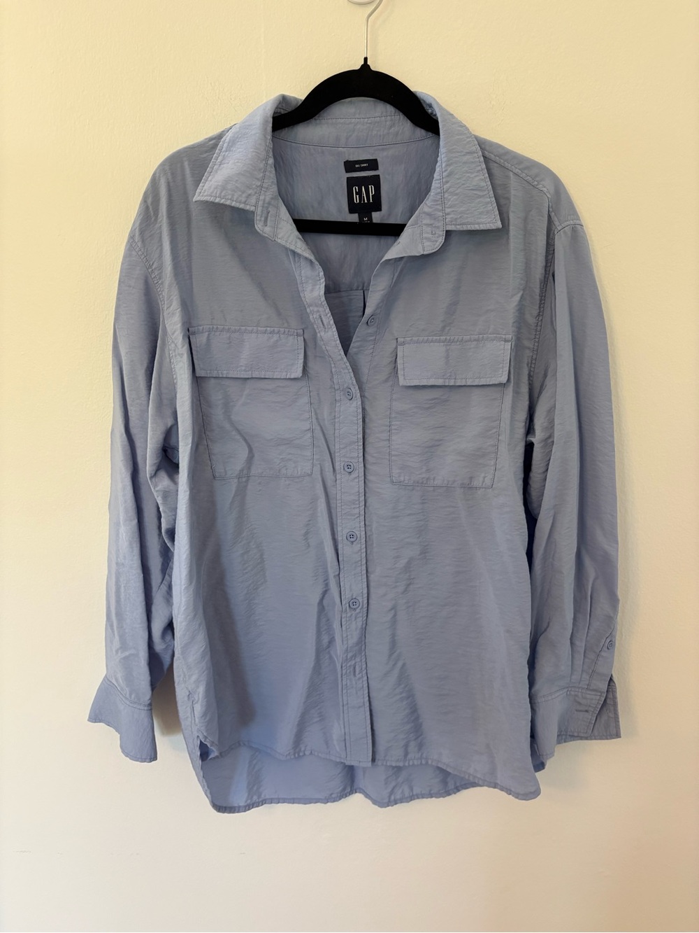 GAP Big Shirt - light blue, size medium